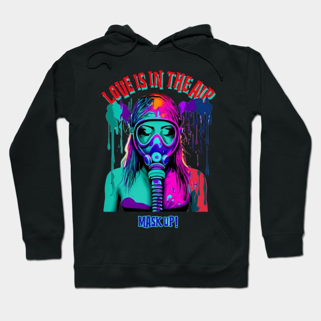 Mask up Hoodie by LilAntique Doll